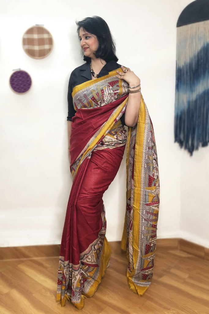 Adriel Creation Presents New Soft Silk Saree With Blouse Piece For Women  And Girls